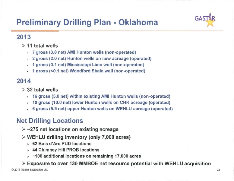 investor presentation – Gastar Exploration, Ltd. – slide 23