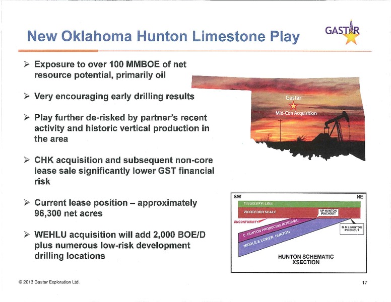Investor Presentation – Gastar Exploration, Ltd. – slide 16