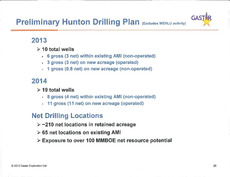 Investor Presentation – Gastar Exploration, Ltd. – slide 27