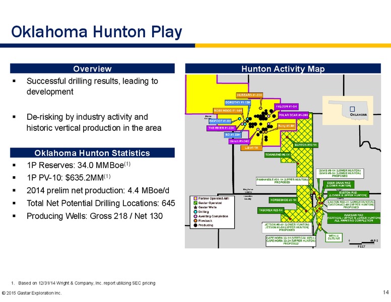 INVESTOR PRESENTATION – Gastar Exploration, Ltd. – slide 12