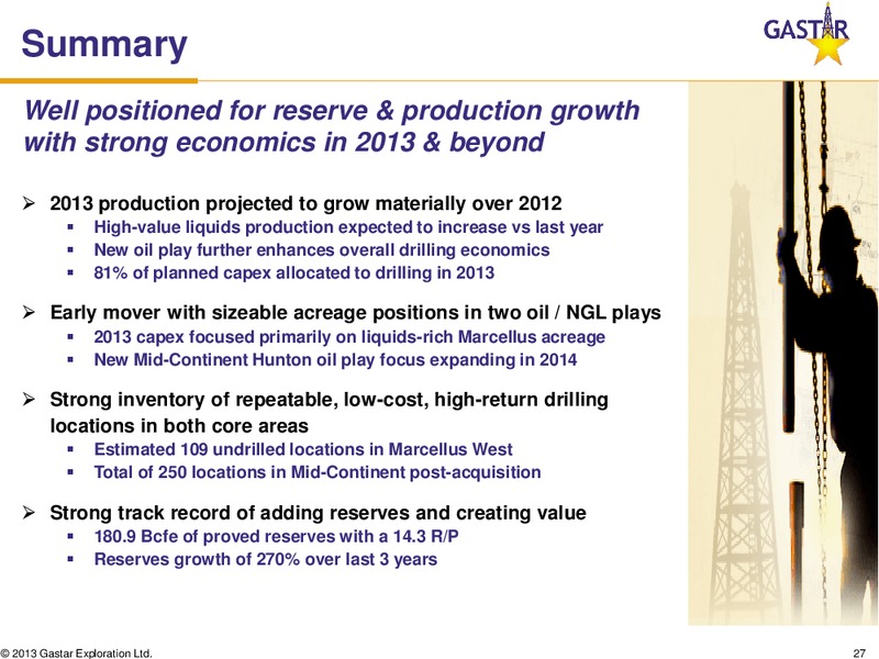IPAA OGIS – Gastar Exploration, Ltd. – slide 26