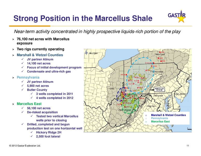 APRIL 2012 IPAA OIL & GAS INVESTMENT SYMPOSIUM – Gastar Exploration, Ltd. – slide 10