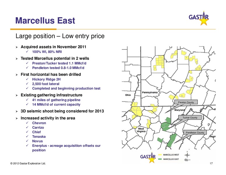 APRIL 2012 IPAA OIL & GAS INVESTMENT SYMPOSIUM – Gastar Exploration, Ltd. – slide 16
