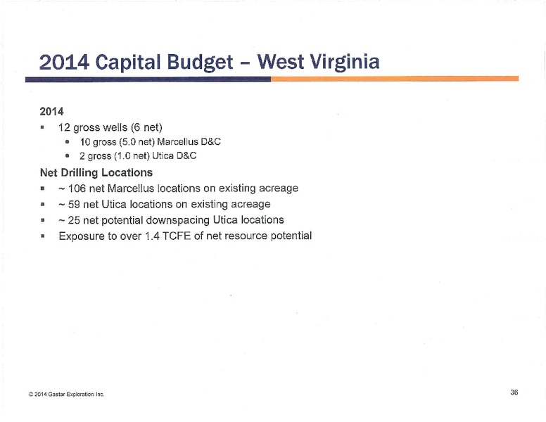Iberia Capital Oil and Gas Day – Gastar Exploration, Ltd. – slide 36