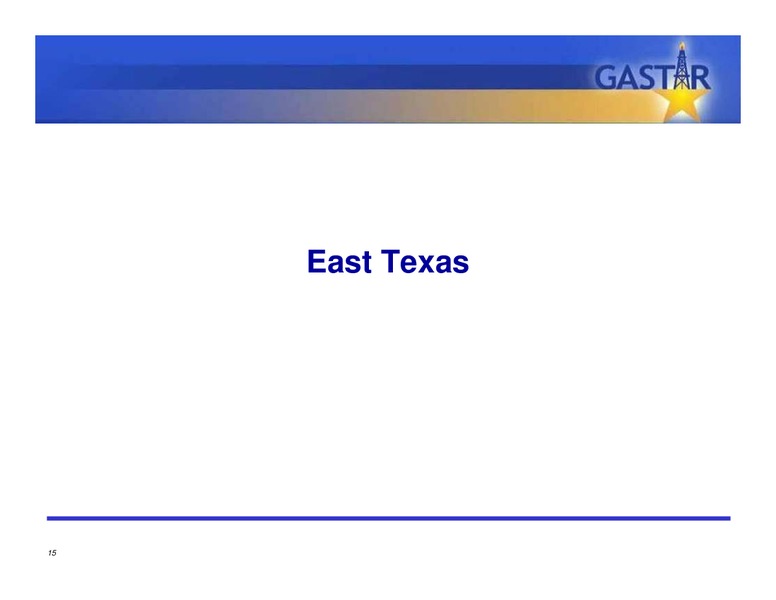 JUNE 2011 INVESTOR PRESENTATION – Gastar Exploration, Ltd. – slide 14