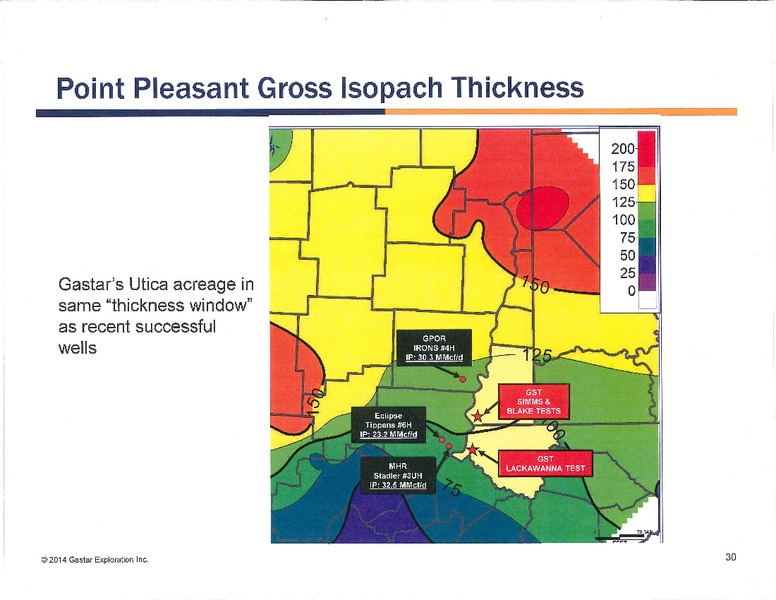 GHS 100 ENERGY CONFERENCE – Gastar Exploration, Ltd. – slide 30