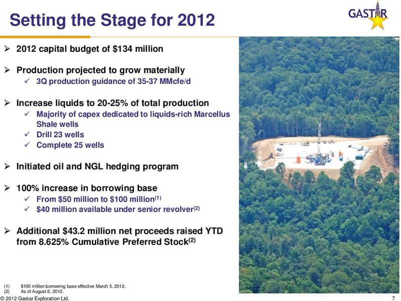 THE OIL AND GAS CONFERENCE – Gastar Exploration, Ltd. – slide 6