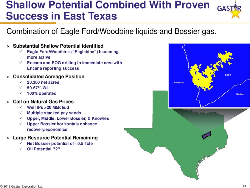 THE OIL AND GAS CONFERENCE – Gastar Exploration, Ltd. – slide 16