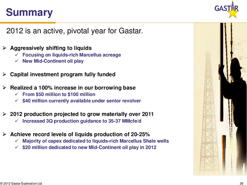 THE OIL AND GAS CONFERENCE – Gastar Exploration, Ltd. – slide 25