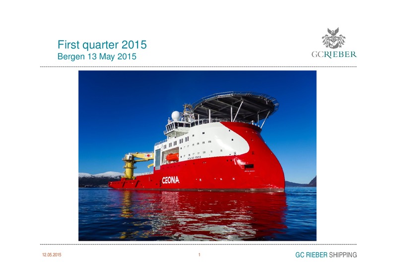 Q1 2015 Earnings Call – GC Rieber Shipping ASA – slide 1