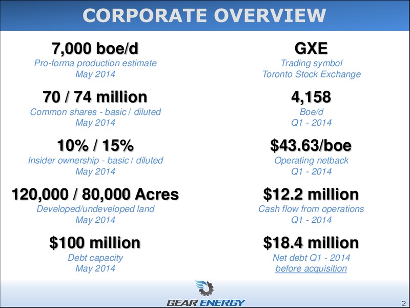 ANNUAL GENERAL MEETING – Gear Energy Ltd – slide 2