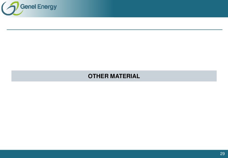 MORGAN STANLEY EXPLORATION AND PRODUCTION CONFERENCE – Genel Energy – slide 28