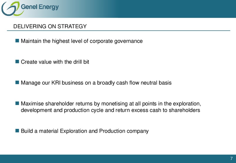 2013 Results And Outlook – Genel Energy – slide 6