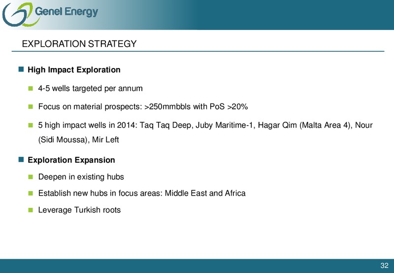 2013 Results And Outlook – Genel Energy – slide 31