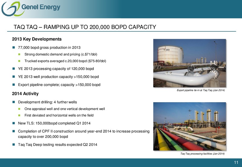 Investor Presentation – Genel Energy – slide 10