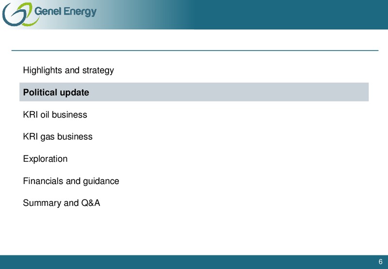 CAPITAL MARKETS DAY – Genel Energy – slide 5