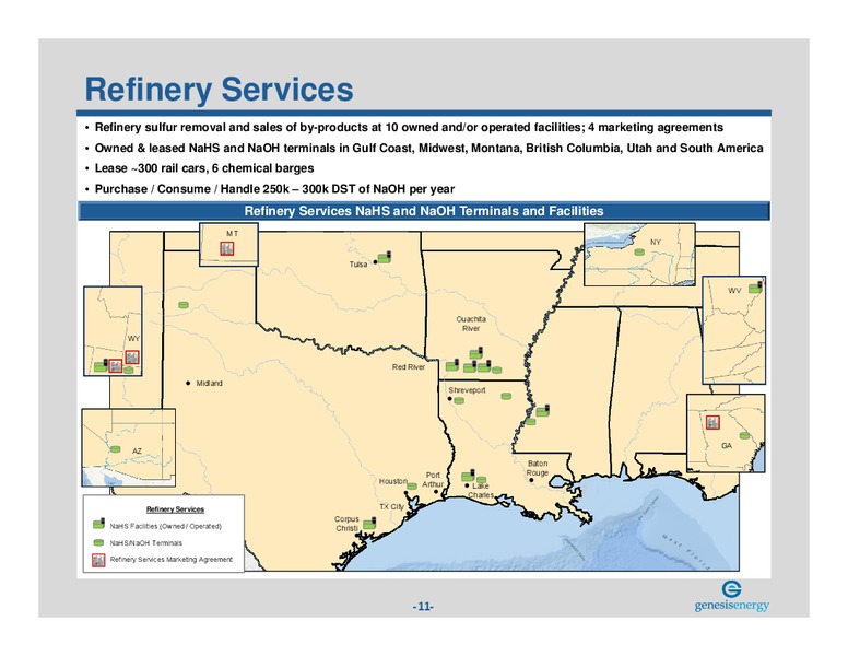 MARCH 2015 INVESTOR PRESENTATION – Genesis Energy Lp – slide 10