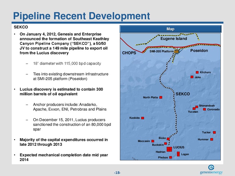 NAPTP MLP INVESTOR CONFERENCE – Genesis Energy Lp – slide 17