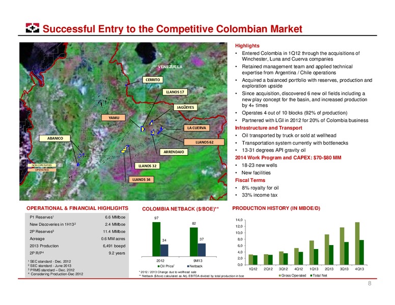 March 2014 Corporate Presentation – Geopark Limited – slide 7