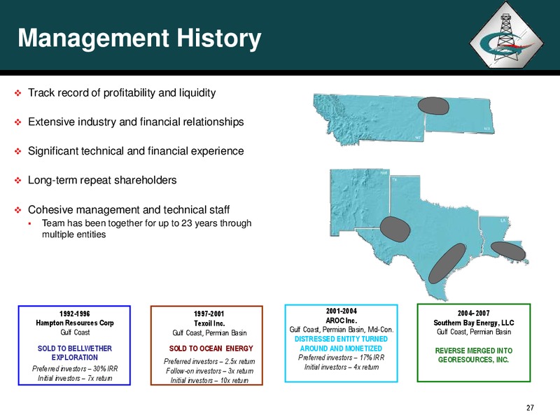 THE GHS CONFERENCE SAN FRANCISCO – Georesources, Inc. – slide 26
