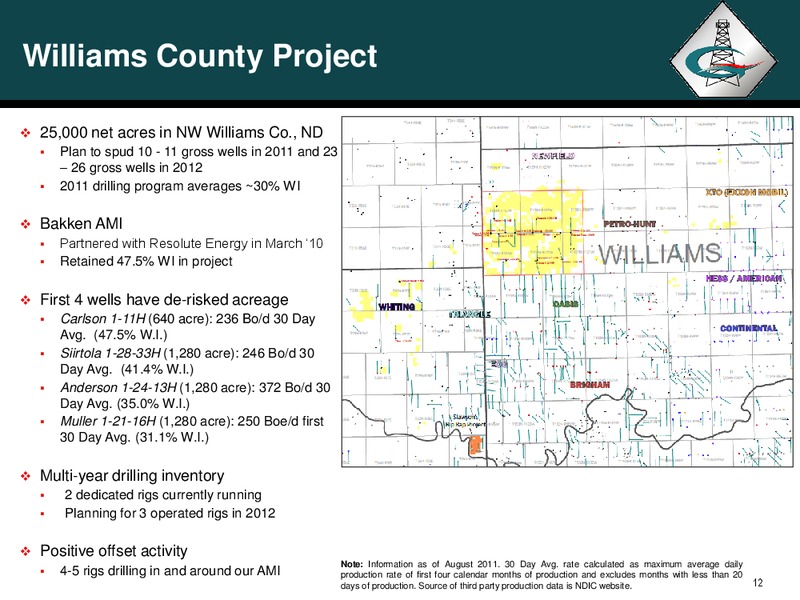 JOHNSON RICE 3RD ANNUAL ENERGY CONFERENCE – Georesources, Inc. – slide 11