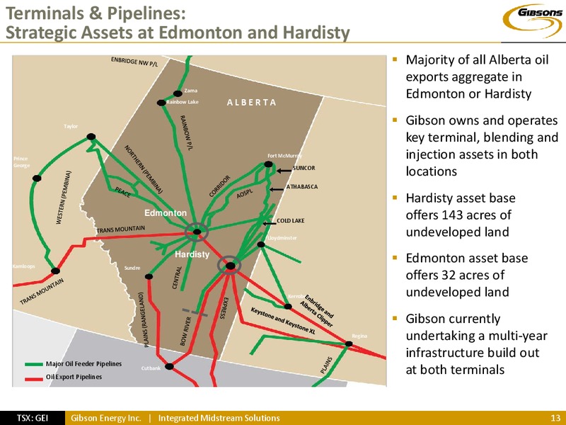 INVESTOR PRESENTATION – Gibson Energy Inc. – slide 12