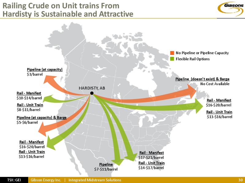 INVESTOR PRESENTATION – Gibson Energy Inc. – slide 29