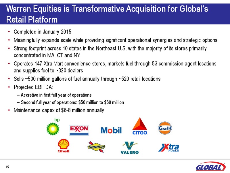 UBS MLP ONE ON ONE CONFERENCE – Global Partners Lp – slide 25