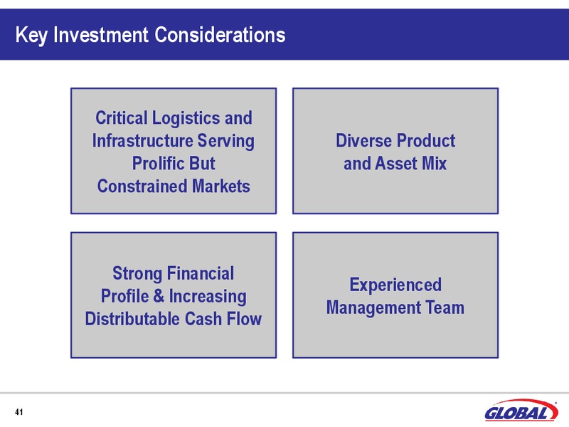 UBS MLP ONE ON ONE CONFERENCE – Global Partners Lp – slide 39