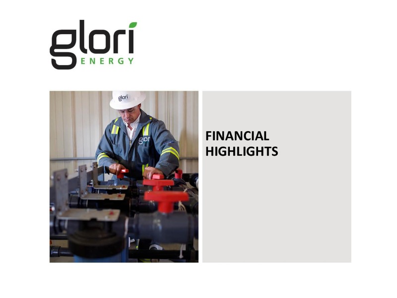 INVESTOR PRESENTATION – Glori Energy Inc. – slide 17