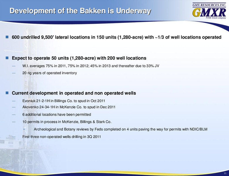 Johnson Rice Energy Conference – Gmx Resources Inc. – slide 11