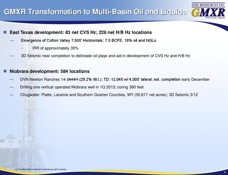 Jefferies 2011 Global Energy Conference – Gmx Resources Inc. – slide 4