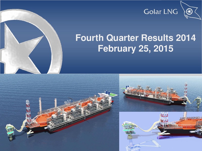 Fourth Quarter Results 2014 – Golar Lng Partners Lp – slide 1