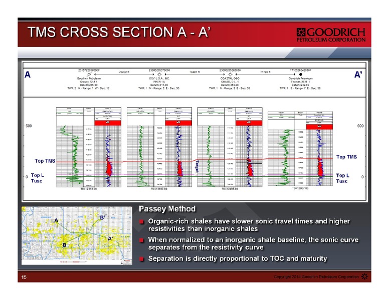 MANAGEMENT PRESENTATION – Goodrich Petroleum Corp. – slide 15