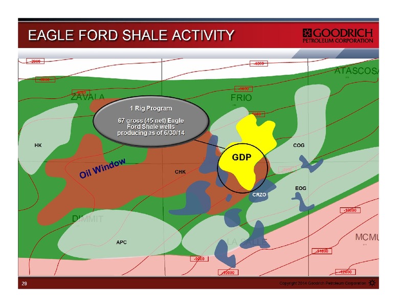 MANAGEMENT PRESENTATION – Goodrich Petroleum Corp. – slide 29