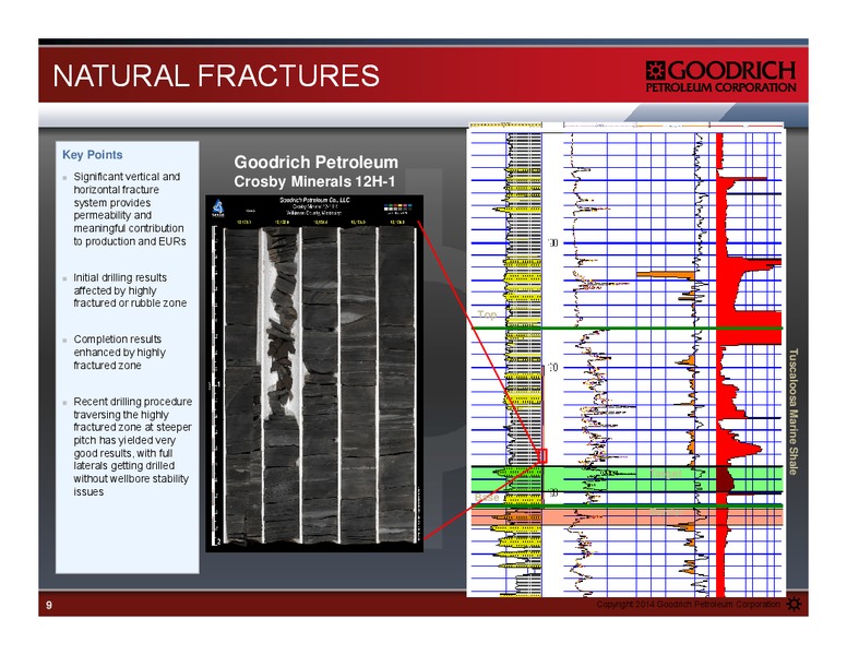 TUSCALOOSA MARINE SHALE PRESENTATION – Goodrich Petroleum Corp. – slide 8