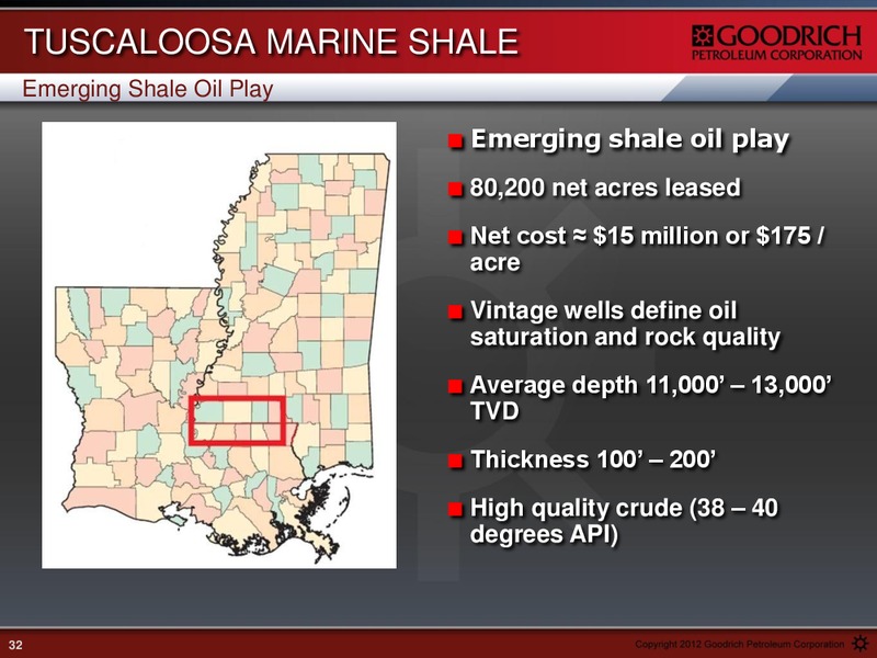 33rd Annual Institutional Investors Conference – Goodrich Petroleum Corp. – slide 31