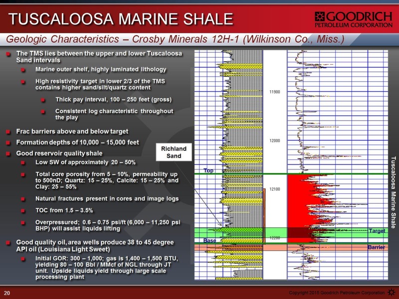 APRIL 2015 IPAA OGIS – Goodrich Petroleum Corp. – slide 20