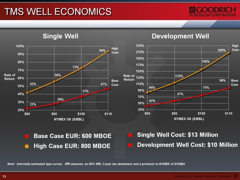 ENERCOM OIL & GAS CONFERENCE – Goodrich Petroleum Corp. – slide 19