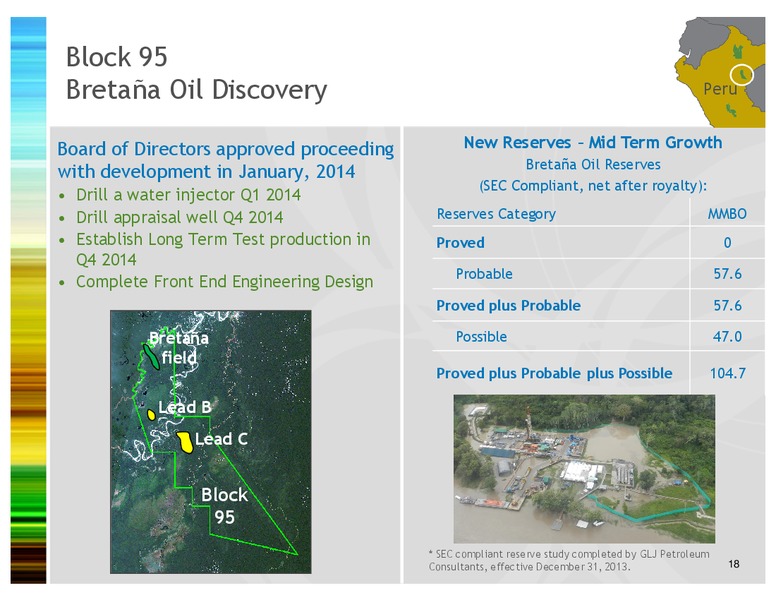 Investor Presentation – Gran Tierra Energy, Inc. – slide 17