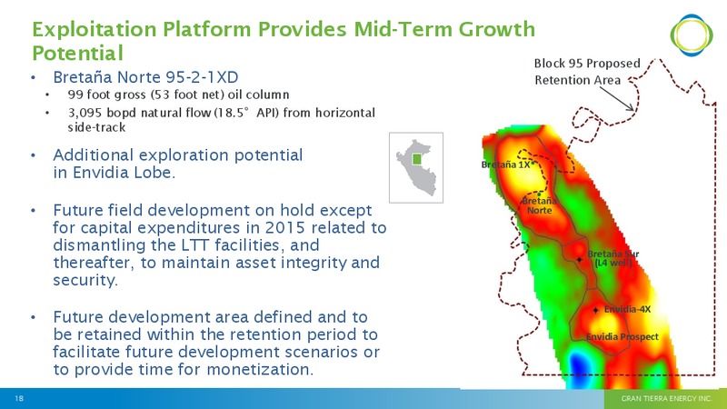 MAY 2015 INVESTOR PRESENTATION – Gran Tierra Energy, Inc. – slide 17