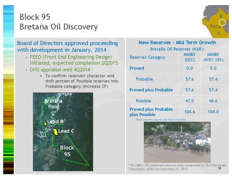 INVESTOR PRESENTATION – Gran Tierra Energy, Inc. – slide 17