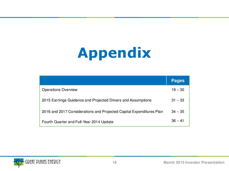 INVESTOR PRESENTATION – Great Plains Energy Inc – slide 17