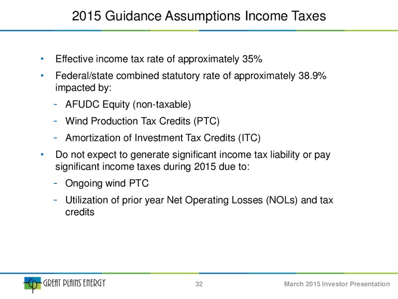 INVESTOR PRESENTATION – Great Plains Energy Inc – slide 31