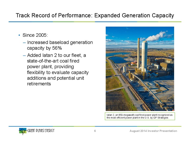 Investor Presentation – Great Plains Energy Inc – slide 5