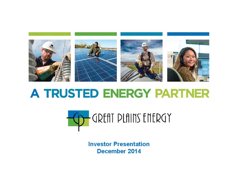Investor Presentation – Great Plains Energy Inc – slide 1