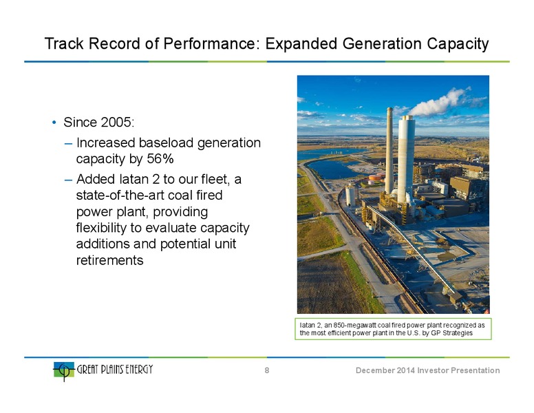 Investor Presentation – Great Plains Energy Inc – slide 7