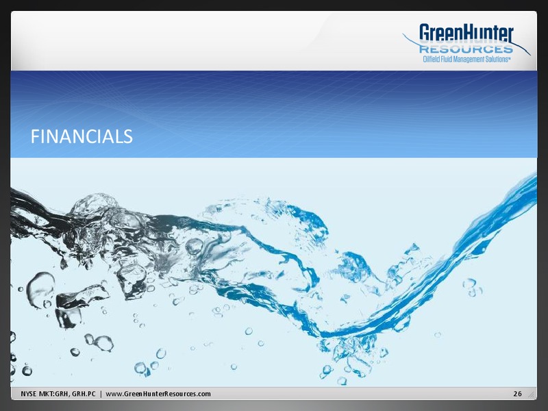 Investor Presentation – Greenhunter Energy, Inc. – slide 25