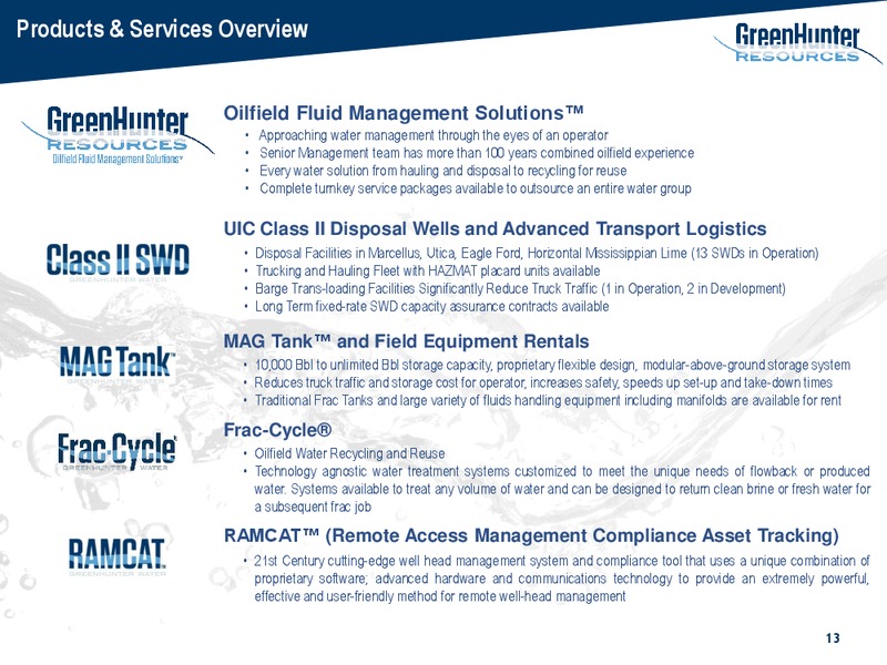 Cowen and Company Energy Conference – Greenhunter Resources – slide 12