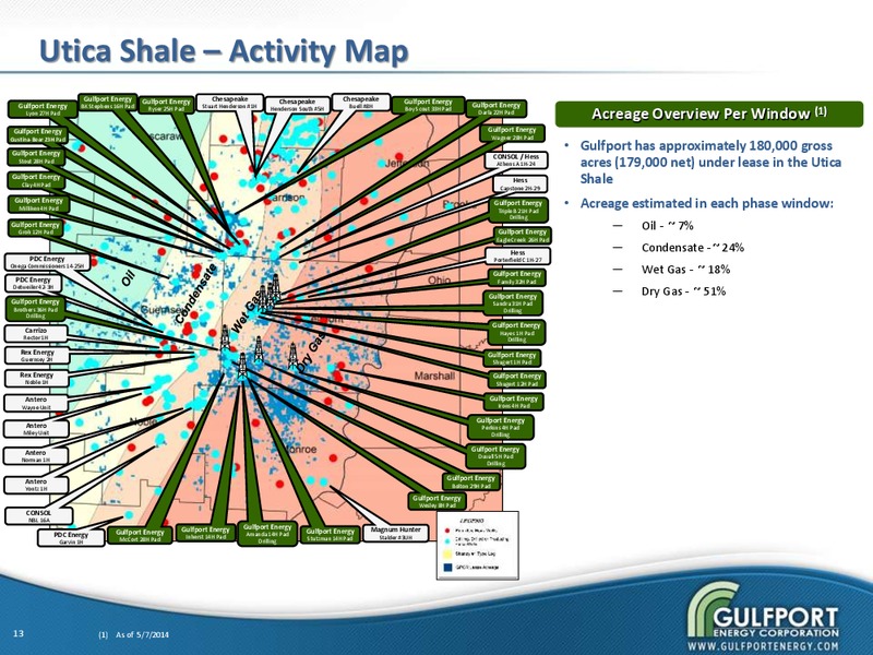 MAY 2014 INVESTOR PRESENTATION – Gulfport Energy Corp. – slide 11
